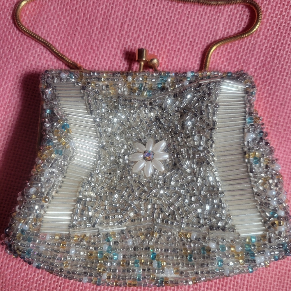 Warren Reed Vintage Beaded Evening Bag